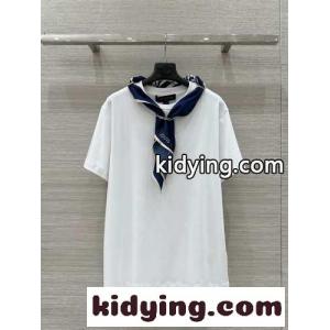 おしゃれ ノーティカル スカーフTシャツ ルイ・ヴィトン Tシャツ コピー ホワイトkid26KvO51D