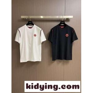 おしゃれ クルーネック 半袖Tシャツ グッチ ブランド コピー Tシャツ コピー コットン トップスkid265PH19D