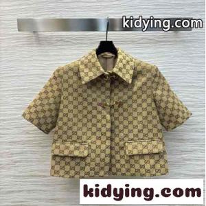 ホースビット GGキャンバス ジャケット グッチ コピー ジャケット コピー ショートスリーブkid26qq4rWf