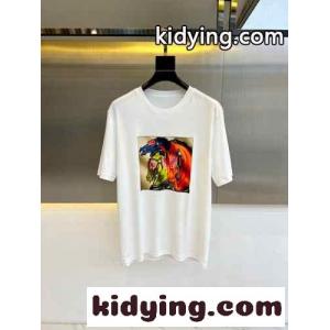 定番 快適 シルケットコットン 半袖Tシャツ エルメス コピー Tシャツ コピー ホワイトkid26ueSnCC