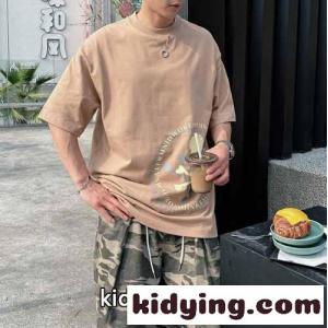 オーバーサイズ コットン マスターマインド・ジャパン Tシャツ コピー 半袖Tシャツ ベージュkid26b81H5D