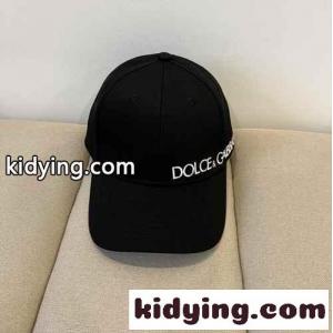 ロゴ入り ベースボールキャップ ドルチェ&ガッバーナ コピー キャップ コピー ブラックkid26WbGbGD
