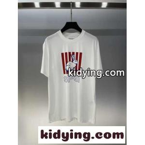 ユニセックス クラッシュド プリント 半袖Tシャツ ボッテガ・ヴェネタ Tシャツ コピー ホワイトkid26iOveKb
