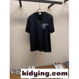 定番 カジュアル モンクレール コピー Tシャツ コピー プリント 半袖Tシャツ ブラックkid26K11nqy