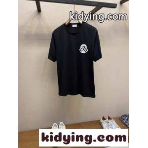 モンクレール コピーブランド Tシャツ コピー 定番 カジュアル プリント 半袖Tシャツ ブラックkid26vqiWvi