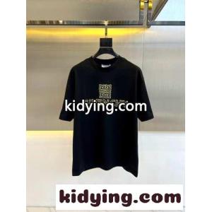 シンプル ロゴ 刺繍入り 半袖Tシャツ ジバンシィ コピー Tシャツ 偽物 ブラックkid26yKDiuC