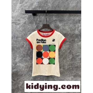 コットンジャージー プリント Tシャツ ヴァレンティノ コピー 半袖Tシャツ スーパーコピーkid265PTHjq