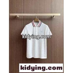 洗練された コットン 半袖ポロシャツ トムブラウン ブランド コピー Tシャツ コピー ホワイトkid261DyWre