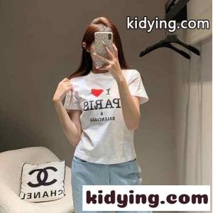 バレンシアガ コピーブランド Tシャツ コピー 人気 カジュアル コンパクト 半袖Tシャツ ホワイトkid26qKPHDq