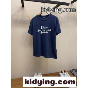 クリスチャン・ディオール コピー Tシャツ コピー dior コピー AND HYLTON NEL Tシャツ ネイビーブルーkid26WD8jOz