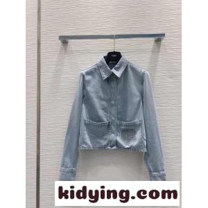 洗練された ショート丈 デニムジャケット フェンディ スーパーコピー ジャケット コピー レディースkid26HfOnee