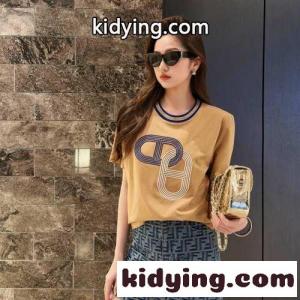 お洒落 クルーネック 合わせやすい エルメス コピー Tシャツ コピー コットン ベージュkid26eiaaOD