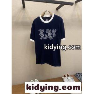 ルイ・ヴィトン Tシャツ コピー グラフィックインターシャショートスリーブコットンクルーネックkid2695j0bC