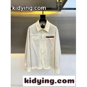 洗練された カジュアル シャツブルゾン エルメネジルド・ゼニア ジャケット コピー ホワイトkid26v4PPPf