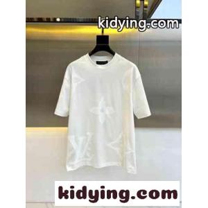 ルイ・ヴィトン Tシャツ コピー 定番 カジュアル ロゴ 半袖Tシャツ ホワイトkid26Hf0Xjq