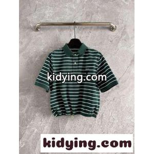 クロップド ストライプピケ ポロシャツ プラダ ブランド コピー Tシャツ コピー 半袖Tシャツkid26CiKTvq