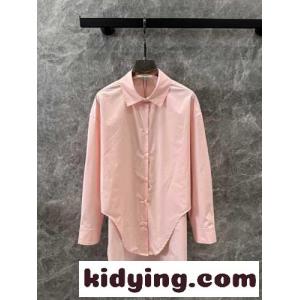 カジュアル コットン ゆったり トップス ロエベ ブランド コピー シャツ コピー ピンクkid26O1zC4v