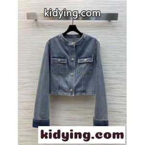 上品 カジュアル ノーカラー デニムジャケット シャネル コピー ジャケット コピー レディースkid26T5viGj