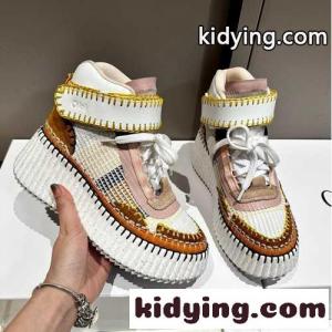 人気 NAMAウェッジ ハイトップ スニーカー クロエ スニーカー スーパーコピーkid26Dm0DmC