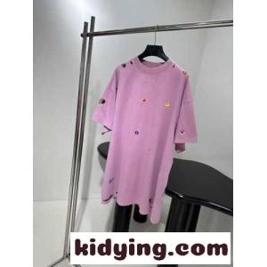 カジュアル お洒落 合わせやすい バレンシアガ ブランド コピー Tシャツ 偽物 半袖Tシャツkid26v0raOD