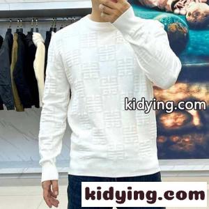 シンプル 上品 クルーネック ニット ジバンシィ スーパーコピー セーター コピー プルオーバー ホワイトkid26uu4fGD