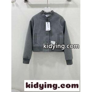 カジュアル ボンバージャケット トムブラウン コピー ジャケット コピー グレーkid26XPnieq