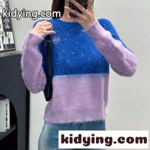秋冬 ふわふわ 可愛い モヘアセーター ロエベ コピー セーター コピー クロップド トップスkid26nu8LTr
