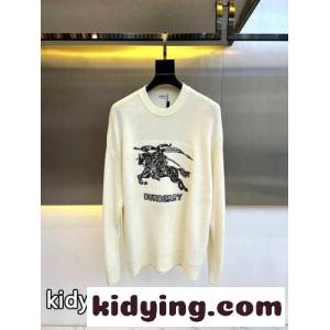 カジュアル リラックスウールセーター バーバリー ブランド コピー セーター コピー ホワイトkid26ay4Hfi