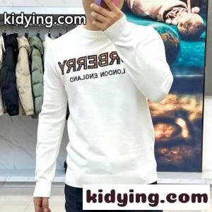 着心地いい ロゴ入り クルーネック ニット バーバリー スーパーコピー セーター コピー ホワイトkid26qKv4Pz