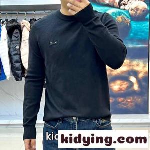 シンプル 合わせやすい フェンディ スーパーコピー セーター コピー クルーネック ニット ブラックkid26reGHPf