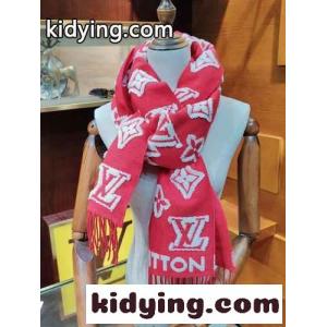 人気 ウール & カシミヤ マフラー･LV 3D ルイヴィトン ブランド コピー スカーフ コピー レッドkid26yOfyCq