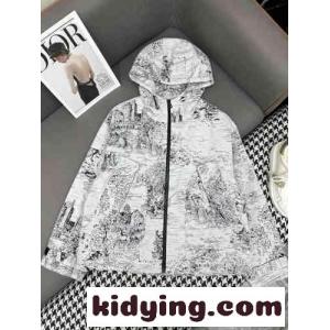 ジャケット dior コピースーパーコピー トップス アウター 防風 フード付き 軽量 ランニング プリント ホワイトkid26qST9Xv