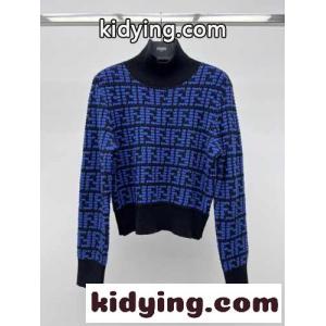 フェンディ ブランド コピーセータースーパーコピー ニット トップス 暖かい ハイネック 柔らかい 人気品 ブルーkid26rGDqqa