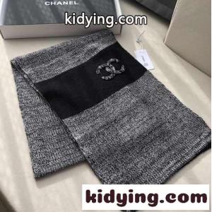 シンプル カシミヤ ニットマフラー シャネル コピー スカーフ 偽物 ユニセックスkid26CuaG9f