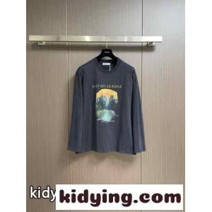 人気 カジュアル ロエベ スーパーコピー Tシャツ コピー プリント 長袖Tシャツkid26KDuWry