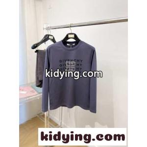 ロゴプリント コットン スウェットシャツ ジバンシィ コピー Tシャツ コピー グレーkid26fSL5zy