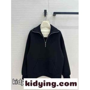 ハーフジップ ハイネック ロゴ入り スウェットシャツ グッチ コピー Tシャツ コピー ブラックkid26yaiemC