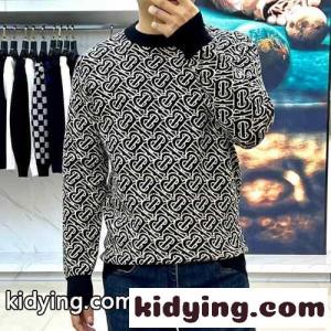 TBモノグラム 総柄 クルーネック バーバリー コピー セーター コピー メンズkid26L55fWr