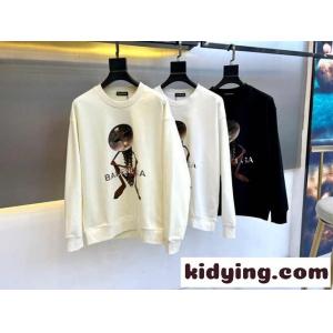 カジュアル プリント クルーネック スウェットシャツ バレンシアガ コピー Tシャツ 偽物kid26W9nuWf