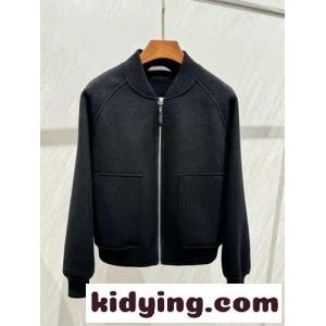 洗練された カシミヤ ボンバージャケット エルメス コピー ジャケット コピー ブラックkid261byq4r