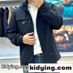 カジュアル 合わせやすい ナイロン ブルゾン プラダ スーパーコピー ジャケット コピー ブラックkid26eWDGvm