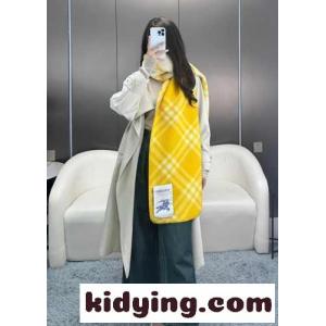 チェック ウールスカーフ バーバリー スーパーコピー スカーフ コピー マフラー ユニセックス イエローkid26e0v0Xn