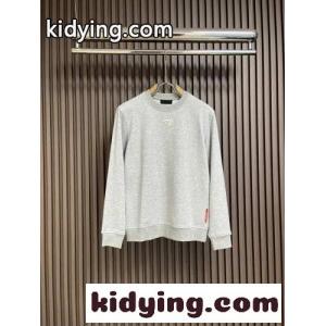定番 カジュアル コットン スウェットシャツ プラダ コピーブランド Tシャツ コピー グレーkid26Sji4Tv
