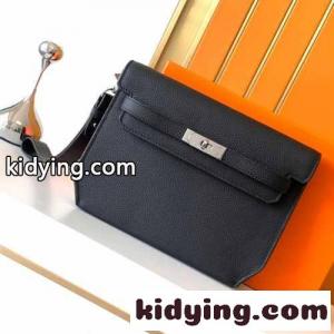 人気 上品 ケリー クラッチバック エルメス コピー バッグ コピー メンズバッグ ブラックkid26OjiOXb
