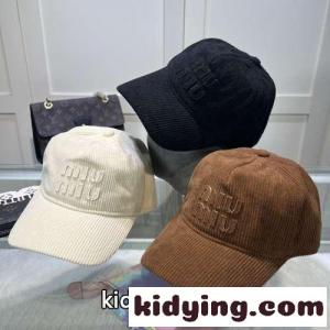 ベルベット ベースボールキャップ ミュウミュウ ブランド コピー キャップ 偽物 3色ありkid269fWHHz