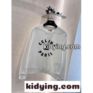 定番 カジュアル ロゴ入り スウェットシャツ セリーヌ コピー Tシャツ コピー ホワイトkid26vuKH1n