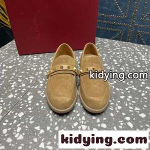 スタッド レジャーフロー クラスト モカシン ヴァレンティノ スーパーコピー スーパーコピー キャラメルkid26THjyKD