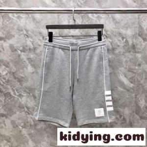クラシック スウェットショーツ トムブラウン ブランド コピー パンツ コピー ショートパンツ グレーkid26Kjm0ny