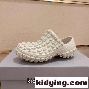 Bouncer チャンキーラバー スリッポン バレンシアガ コピー サンダル スーパーコピー ベージュkid26Lv0rKD