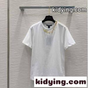 LVチャームTシャツ ルイヴィトン スーパーコピー Tシャツ コピー クルーネック 半袖 トップスkid268XTLPj